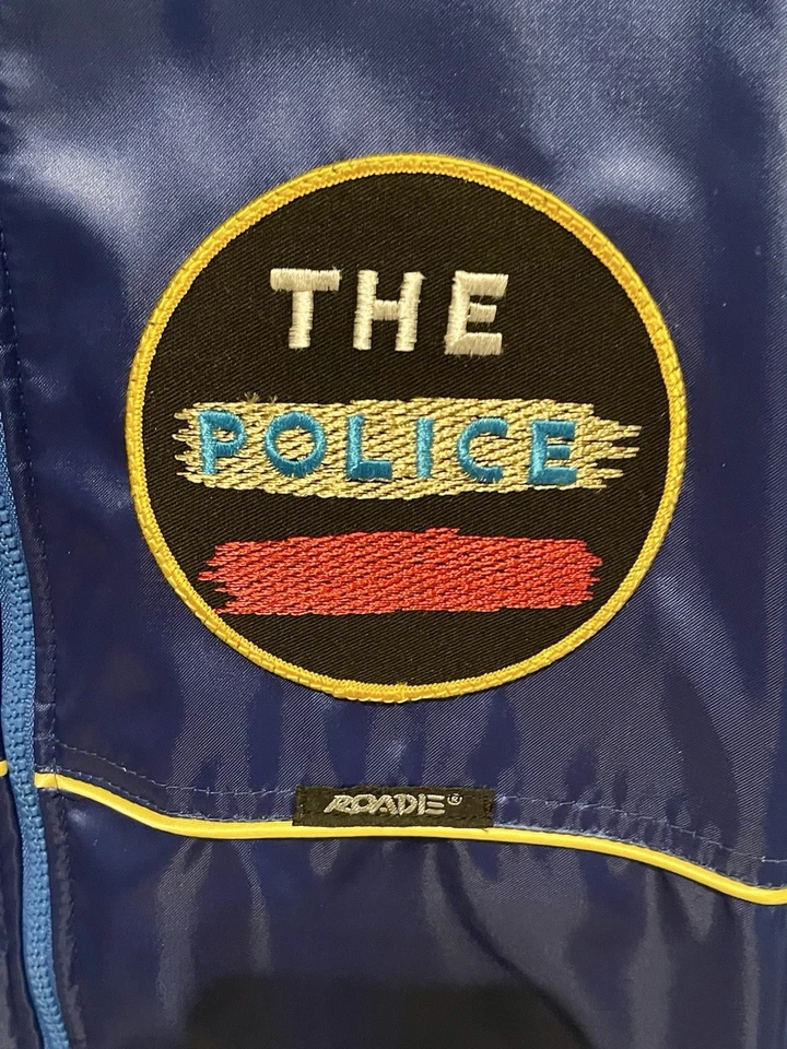 Jaqueta Vintage The Police Synchronicity De 1983 Tamanho Grande Leia a Descrição!! - Imagem 4 de 4