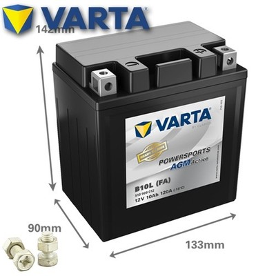 Batterie für Suzuki GS 500 E GS500E 1979 VARTA B10L / YB10L AGM Active