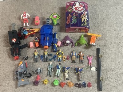 Vintage Kenner Ghostbusters Ray Winston Peter Egon Proton Packs Ghosts Lot