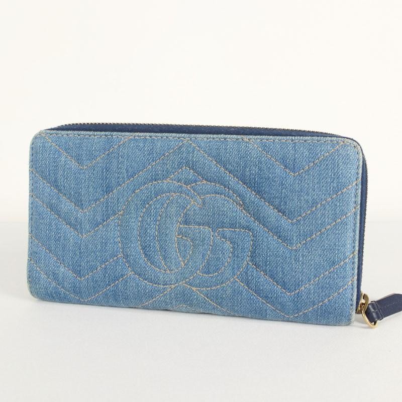 【送料込み】SALE!!Gucciグッチ♪795199★MARMONT GUCCI Zip Around Wallet 443123 9B54T 4381 GG Marmont Double