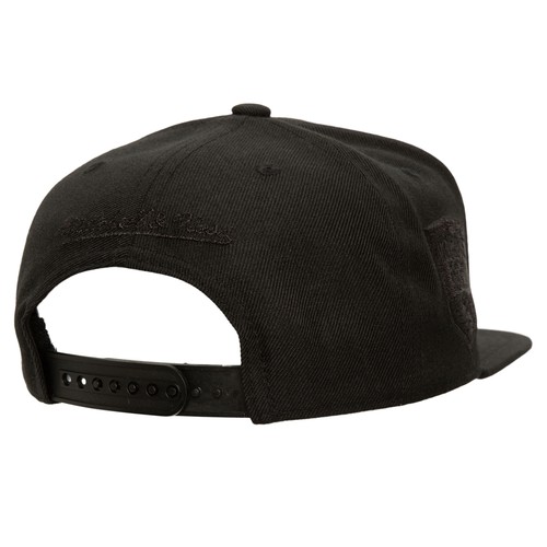 Men's Mitchell & Ness Black Seattle Kraken Soul Strike Pearl Tonal Snapback Hat - Bild 2 von 5