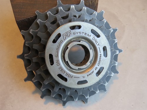 A Vintage Shimano "FF System Only" 14/28-T, 5-Speed NON-FREEWHEELING Freewheel