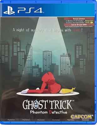 Ghost Trick Phantom Detective PS4 Brand New Game Special [2023 Action/Adventure]