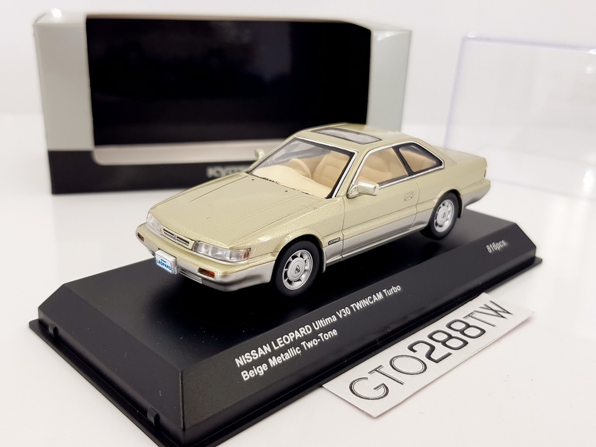W795 新品 アシェット NISSAN LEOPARD ULTIMA V30 Kyosho 1:43 Nissan Leopard 3.0 Ultima V30 TwinCam Turbo 1988