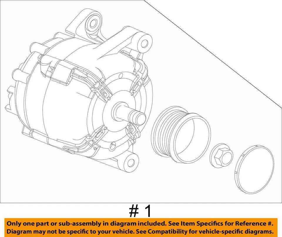 二手发电机适合:2014 别克 Encore A 级 — 第 4/4 张图片