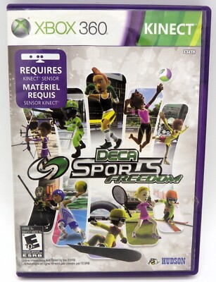 Deca Sports Freedom Microsoft Xbox 360 Hudson 2010 Game And Box Only