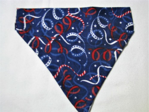 Over-the-Collar PATRIOTIC Bandanas Dog/Cat/Ferret/Large/Small Breeds Made in USA - 第 30/36 張圖片