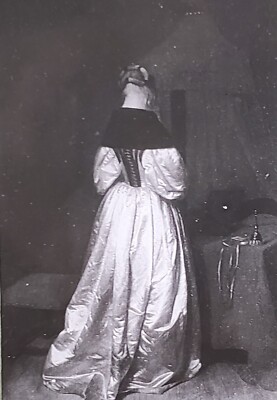 A Dutch Lady, Gerard ter Borch, Gemalde-Galerie, Magic Lantern Glass Slide