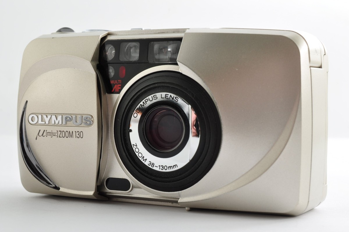 超美品 OLYMPUS μ mju ZOOM 130 38-130mm B469 Olympus μ mju Zoom 130 Point & Shoot w/Box [N.Mint] (1137793