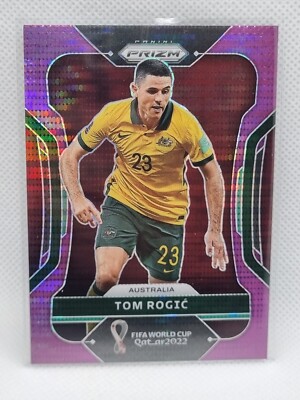 #35/35 LAST PRINT  1/1!  Tom Rogic Australia 2022 Panini World Cup PURPLE Prizm!