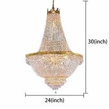 Modern Luxury Crystal Chandelier Ceiling Fixtures Pendant Lighting Home Decorate
