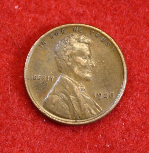 1928-P Lincoln Wheat Cent Penny 50 Coin roll Circulated - Picture 4 of 5
