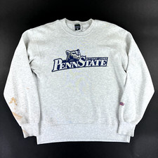 Vintage MV Sport Athletic Sweatshirt USA Made Penn State PSU Lightweight Large