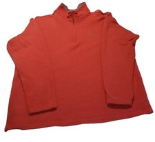 Columbia Sweater Mens XL Quarter 1/4 Zip Pullover Fleece Lined Outdoors