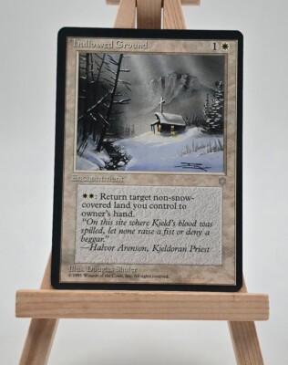 Hallowed Ground Ice Age  Magic Karte  MTG  englisch  (Heiliger Boden)