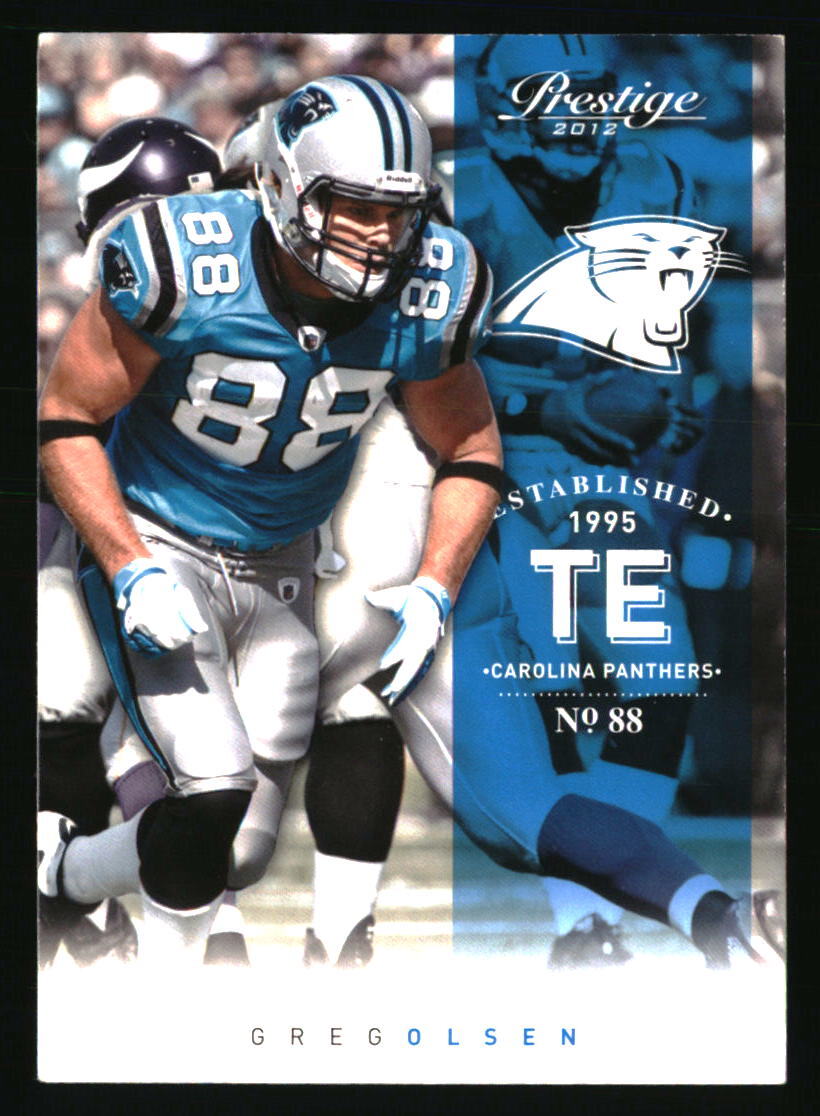 Greg Olsen 2012 Panini Prestige #28 FOOTBALL Card