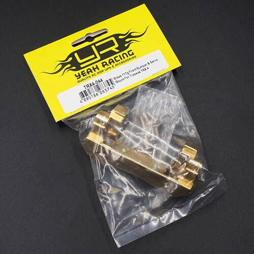 Parachoques delantero y servo montaje Yeah Racing TRX4-044 latón 117 g: Traxxas TRX-4 Foto 2 de 2