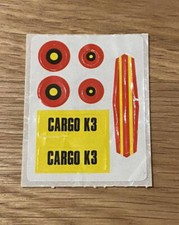 BPZ leaflet - sticker film cargo aircraft 2 with mini tractor 1990 EU