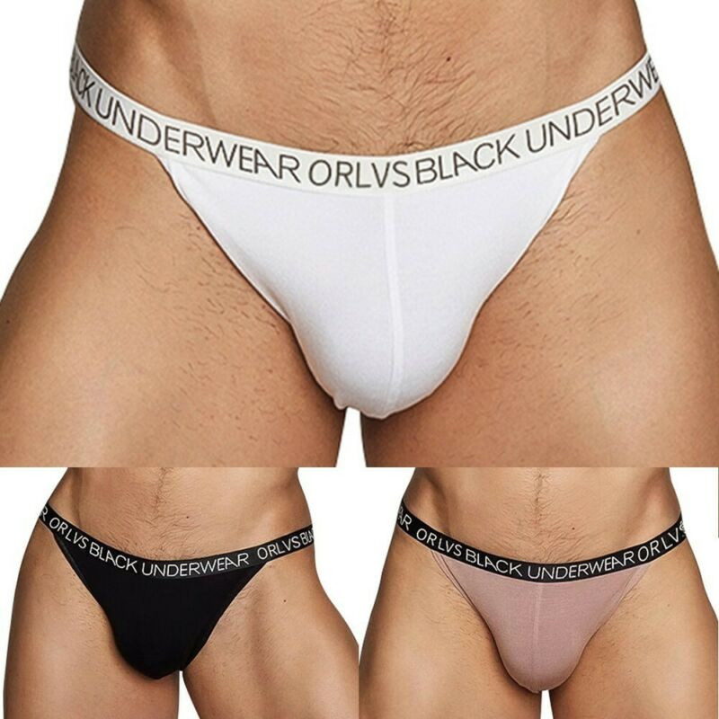 Men Jock Strap Breathable G-String Backless Jockstrap Briefs Underpants Thong