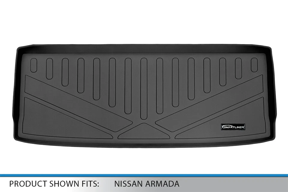 SMARTLINER Custom Fit Cargo Trunk Liner Mat All Weather 2017-2021 Nissan Armada - Изображение 3 из 4