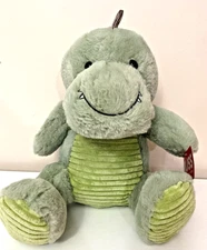 Large Green Dinosaur Plush Toy 17 inch by Jazwares Russ Super Soft & Cute NWT
