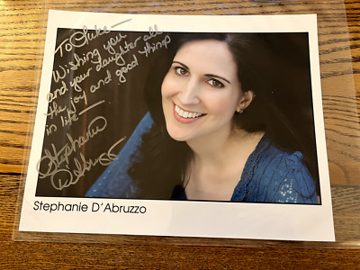 Stephanie D'Abruzzo Sesame Street Signed Autograph 8x10 No COA