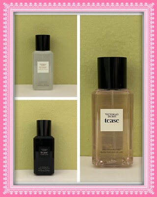 1) Victoria's Secret TEASE Fine Fragrance Mist Travel Size 2.5oz