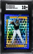 2021 Donruss Optic #43 Ke'Bryan Hayes BLUE PANDORA PRIZM /99 SGC 10 GEM MINT RC