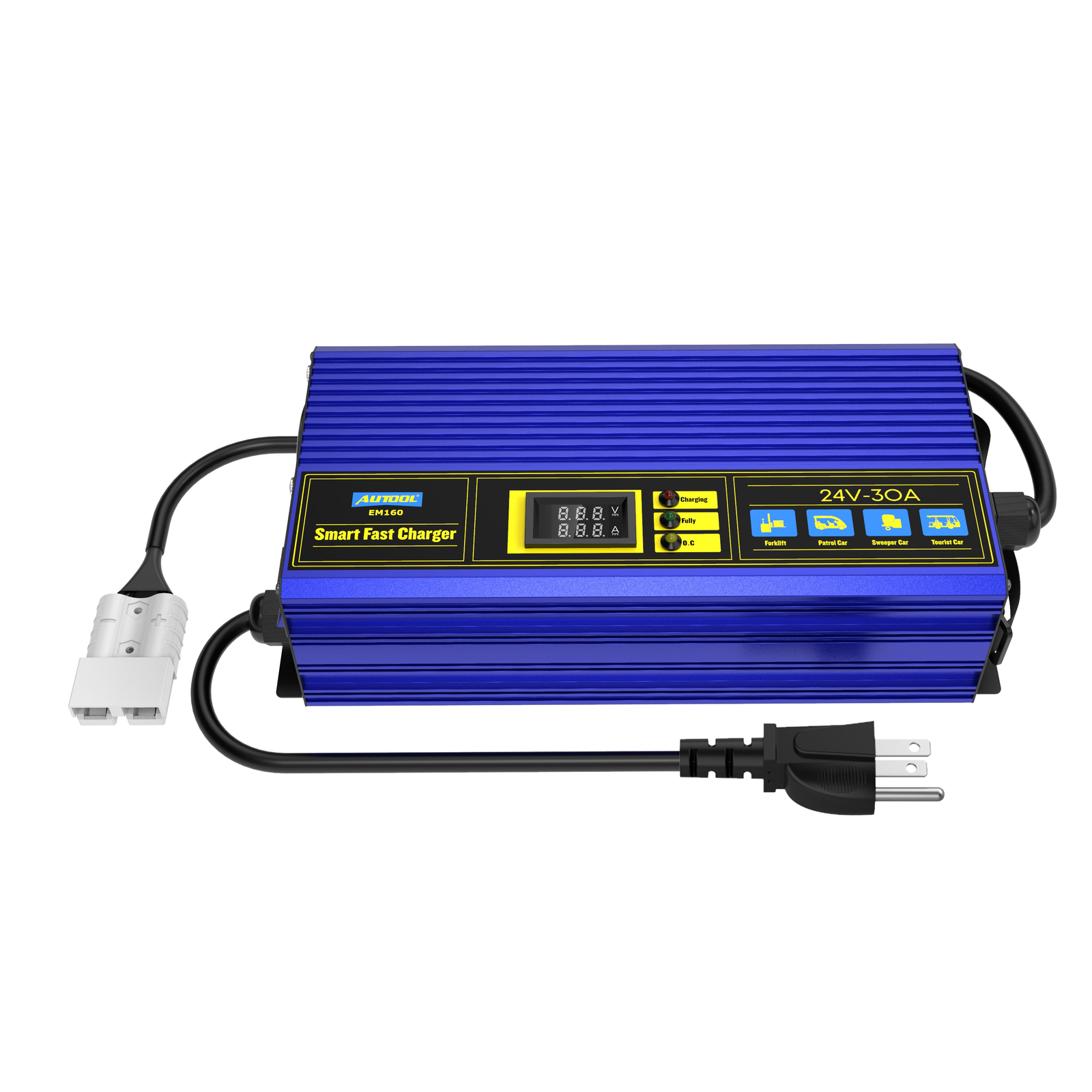 24V Golf Cart Battery Charger 30A FullyAutomatic 24V Forklift Battery