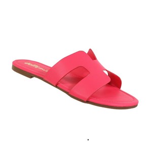 pink sandals size 7