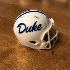Duke Blue Devils 1981-1993 throwback custom pocket pro helmet