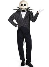 Jack Skellington - Nightmare Before Christmas - Deluxe Costume - Men 42-46