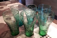 6 verres COCA COLA MAC DO  BULLES  neufs  !!!