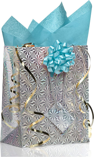 Crown 480 Sheets Bulk Pack Light Blue Tissue Paper Gift Wrap - Ream of Paper - 1 - Picture 5 of 5
