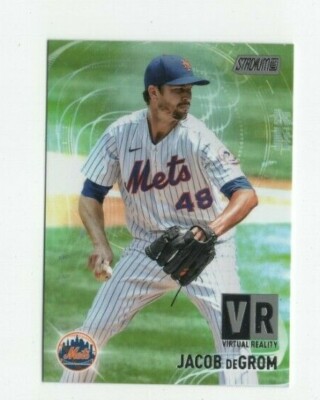 2021 TOPPS STADIUM CLUB VIRTUAL REALITY JACOB deGROM NEW YORK METS #VR-18