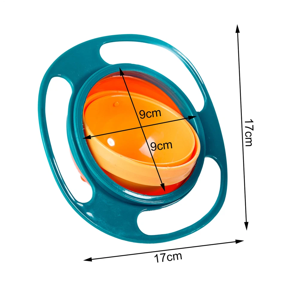 Babyschale, um 360 Grad drehbar, auslaufsicher, Gyro-Schüssel für Kleinkinder - Bild 2 von 4