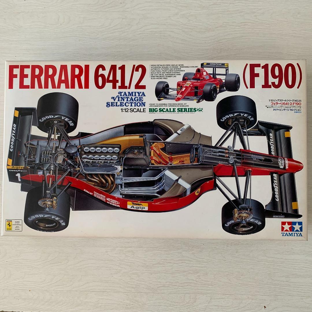 Tamiya Plastic model 1/12 Ferrari 641/2 F190 display model Big 
