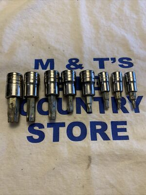 #ad Snap on 8pc Combination Drive TORX Bit Heavy Duty Removal Socket Set 209EFTXBY $168.00