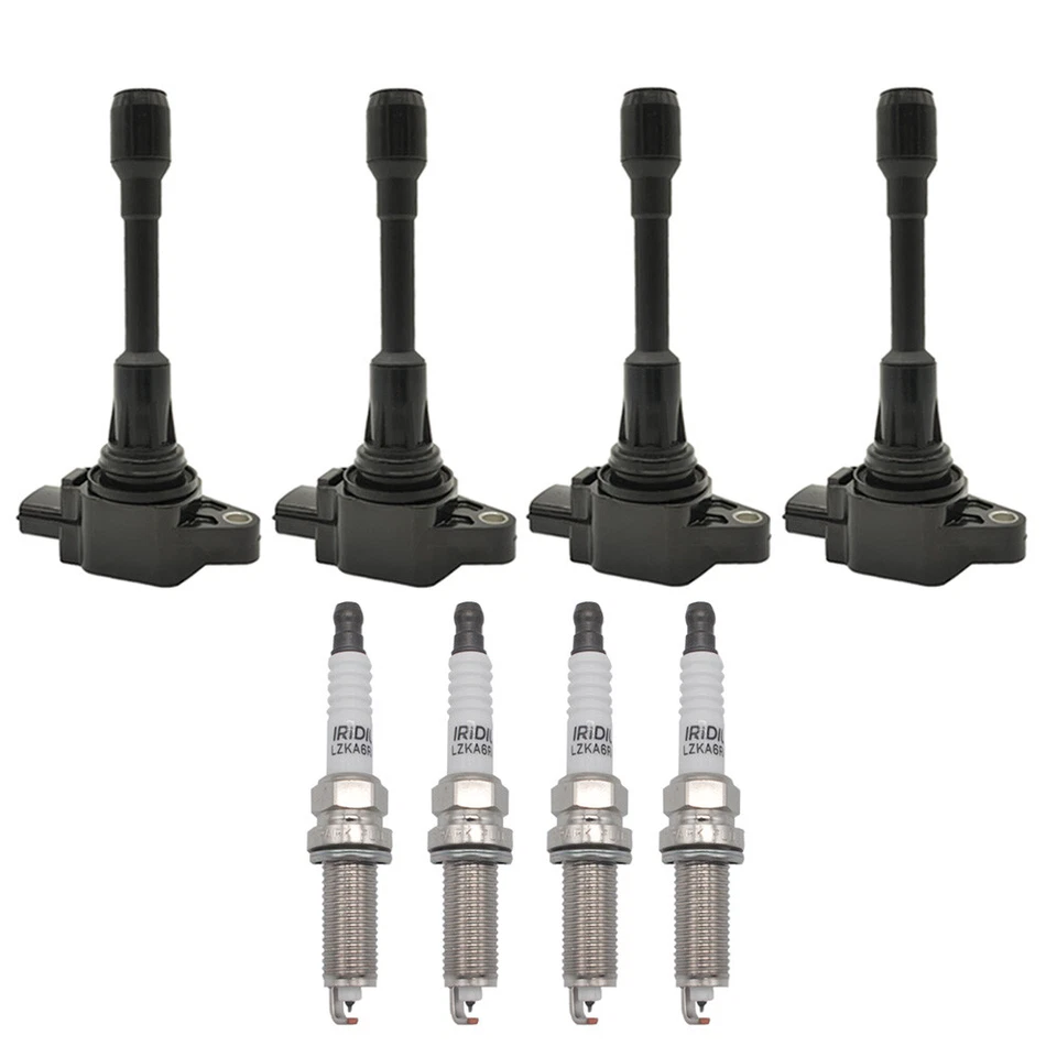4pcs Ignition Coils & Spark Plugs Kit For 2013-2019 Nissan Sentra L4 1.8L UF549 - Image 3 of 4