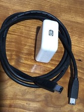 iPod charger 12 Volt 1 amp white Model A1003 and FireWire 400 IEEE iPod 1  2