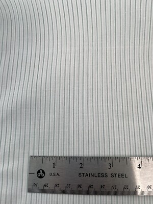 Gray, Off White and Tan Mini Micro Stripe, Semi Sheer Gauze Cotton 44'' Fabric