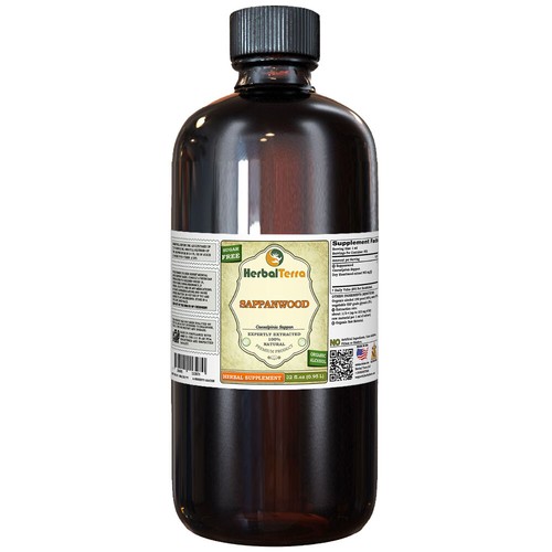 Tintura legno di Sappano (Caesalpinia Sappan), estratto liquido legno di cuore essiccato biologico - Foto 10 di 11