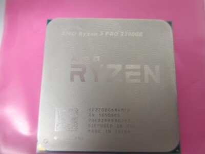 AMD Ryzen 3 Pro 2200GE 3.2GHz CPU YD220BC6M4MFB