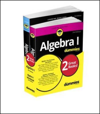 Algebra I Workbook For Dummies with Algebra I For Dummies 3e Bundle  - VERY GOOD