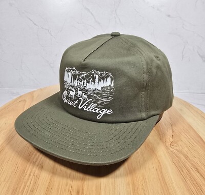 Museum Of Peace & Quiet Quiet Village 5 Panel Hat Olive Snapback Cap