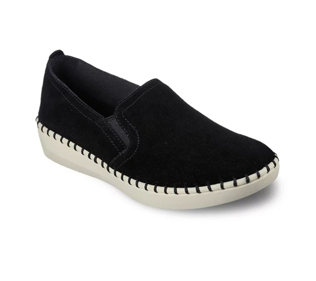 Skechers Black Suede Sepulveda 2.0 Sunset Skies Active Slip On