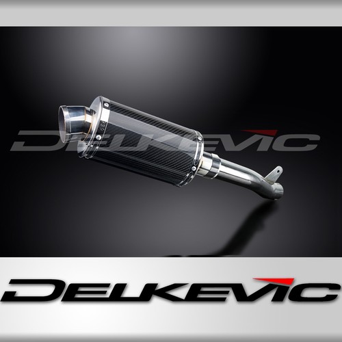 Suzuki GSX-R1000 2003-2004 Delkevic Slip On 9" Oval Carbon Exhaust Muffler Kit - 第 1/5 張圖片