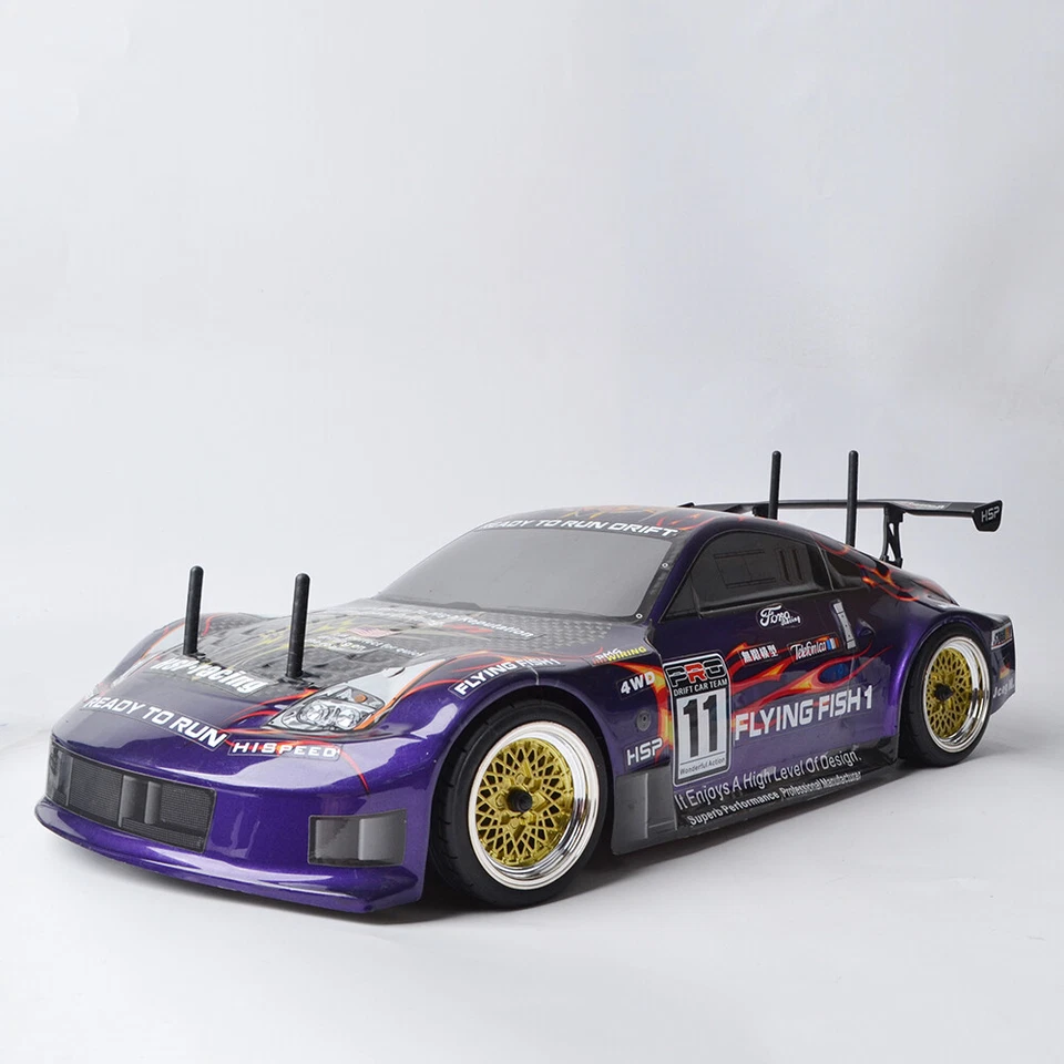 Rubber Tires w/ Wheel Rims 12mm Hub for Tamiya HPI HSP 1/10 RC on-road Drift Car - Image 2 of 4