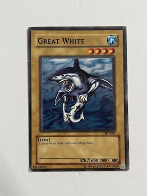 YU-GI-OH! 1996 GREAT WHITE SDY-011 HP Trading Card