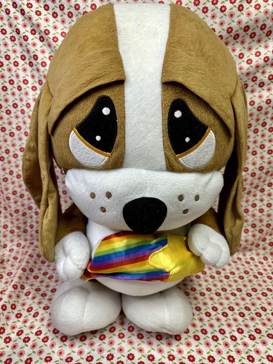 NANCO Sad Sam Plush STUFFED Dog Foam Filled Jumbo 25” Big Rainbow